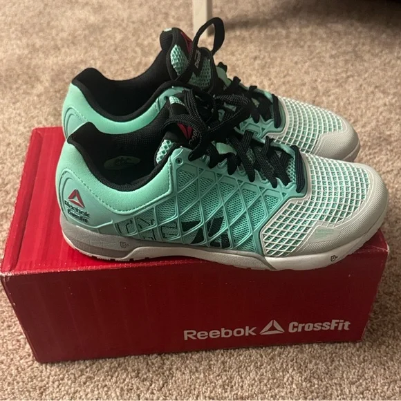 Reebok CrossFit Nano 4.0 Women’s  - Mint Green and Black size 7 - Picture 5 of 7